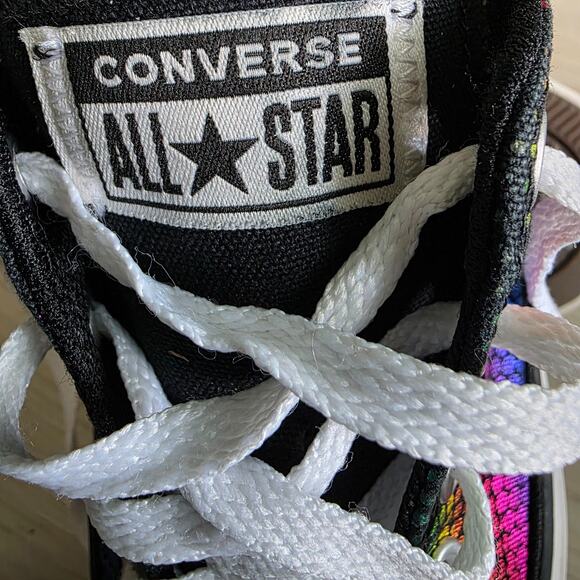 Converse Chuck Taylor All-Star Kaleidoscope Rainbow Low Top Sneakers Women Sz 6 - Picture 10 of 11